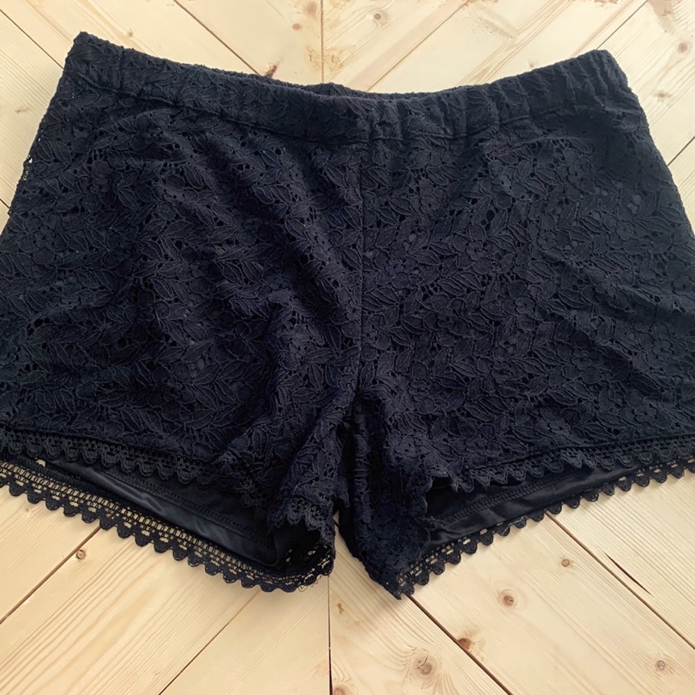 H&M Black Lace Shorts